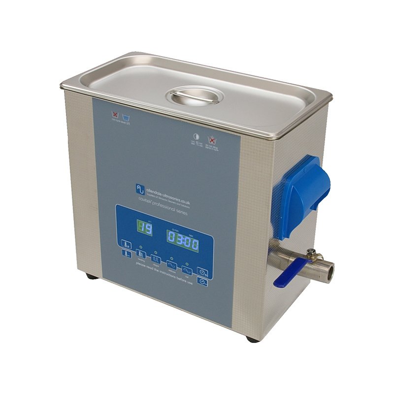 Professional 6 Litre Digital Cavitek Tank Ultrasonic Cleaner with Heated Bath -220V