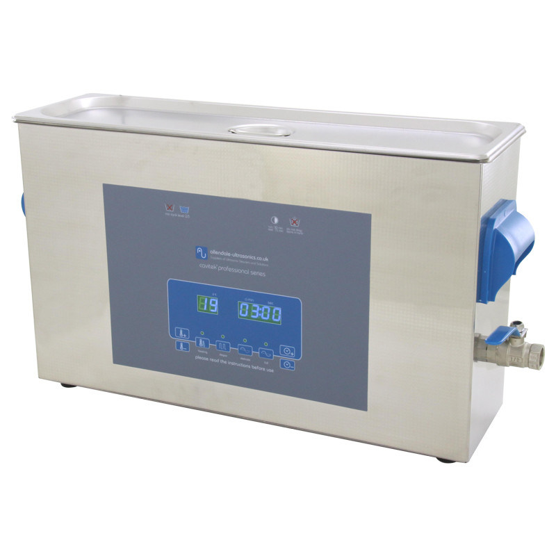 10 Litre Digital Cavitek Heated Ultrasonic Cleaner - 40kHz