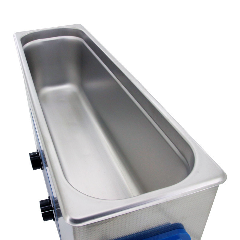 10L Long Heated Ultrasonic Cleaner - 40 kHz