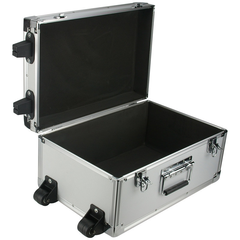 Aluminium Flight Case with Trolley (440X300X220mm)