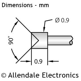 P50 - 90&deg; Concave Head - (Light Spring)