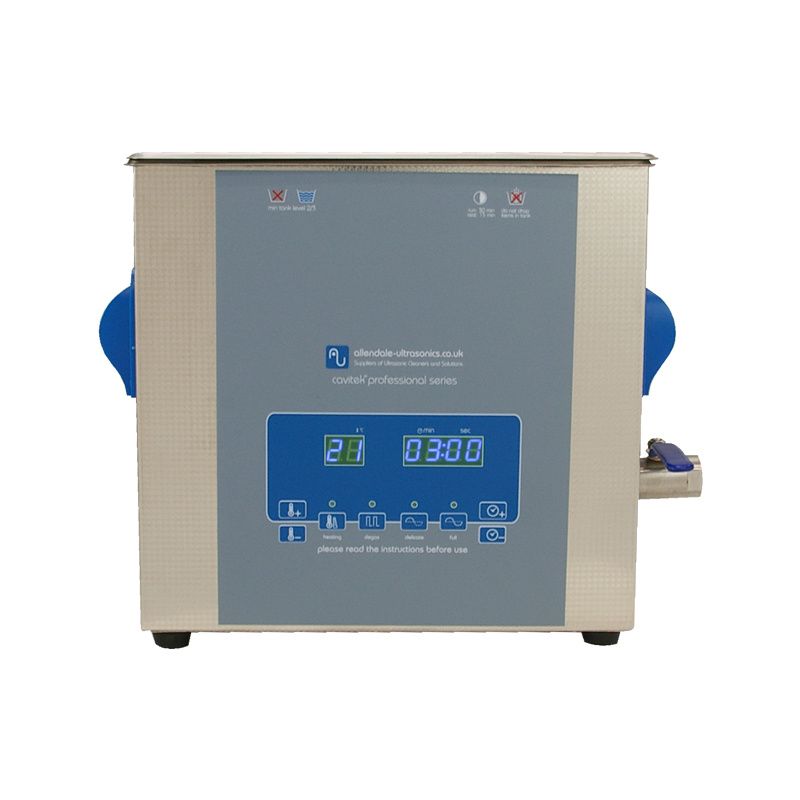 Professional 6 Litre Digital Cavitek Tank Ultrasonic Cleaner with Heated Bath -220V