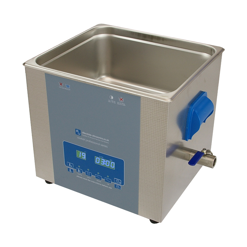 Professional 13 Litre Digital Cavitek Ultrasonic Cleaner Tank with Heated Bath -220V