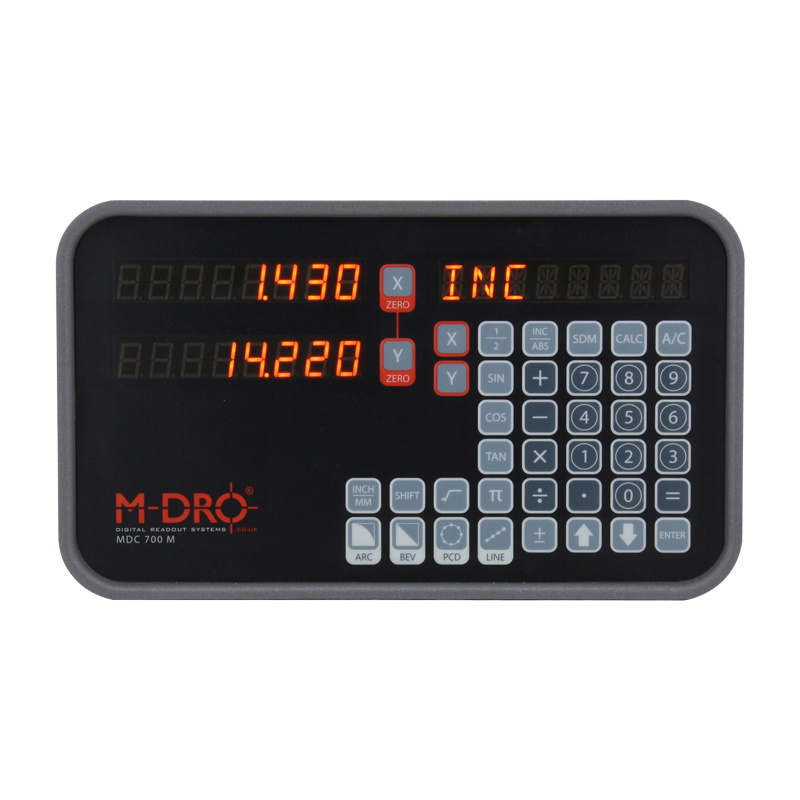 2 Axis M-Dro Mill Function Digital Readout Display Console