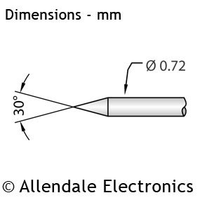 P111 - 30&deg; Spear Head (110g Light Spring)