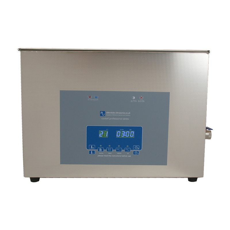 Professional 27 Litre Digital Cavitek Ultrasonic Cleaner Tank with Heated Bath -220V