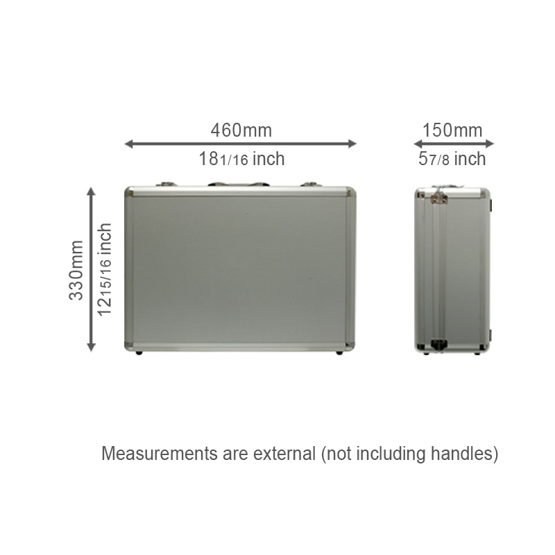 Aluminium Flight Case with Dividers (460X330X150mm)