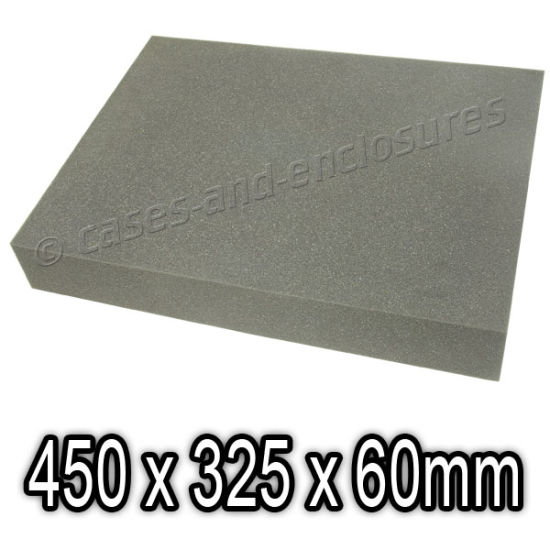Solid Foam Block 450 X 325 X 60mm Insert for En-AC-Fg-A019 Flight Case