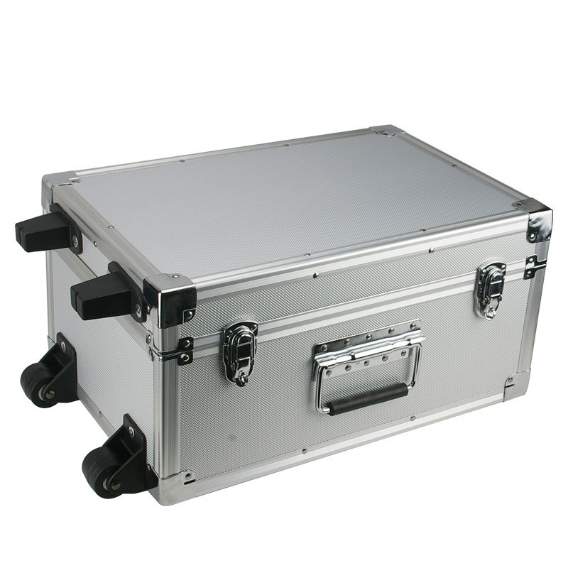 Aluminium Flight Case with Trolley (440X300X220mm)