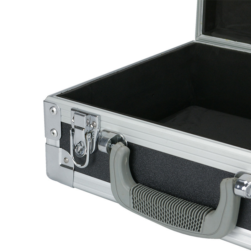 Heavy Duty Black Aluminium Flight Case 330 X 280 X 130mm (13 X 11 X 5 1/8