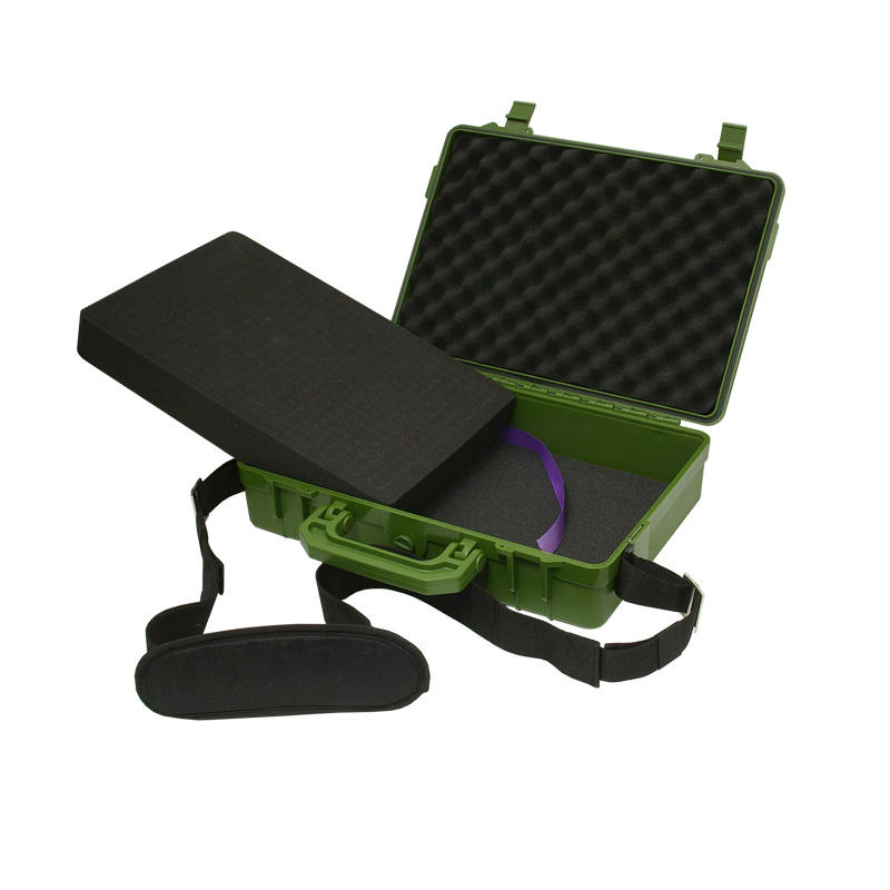 Hurricane Waterproof and Shockproof Plastic Case - Green (379X258X104mm)