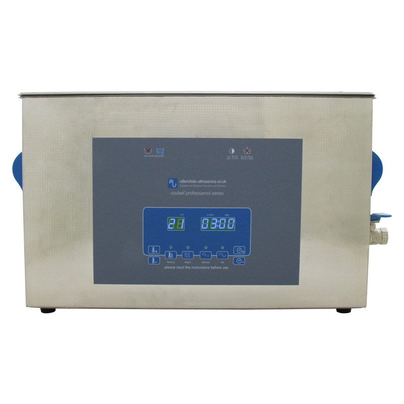 10 Litre Digital Cavitek Heated Ultrasonic Cleaner - 40kHz