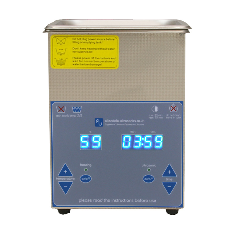 2 Litre Digital Ultrasonic Cleaner Tank with Heated Bath -220V