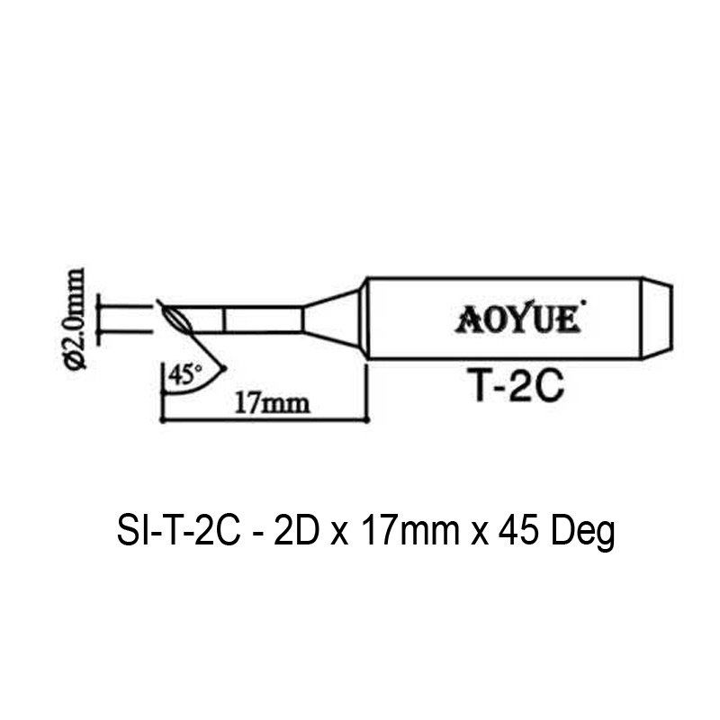 Aoyue T-2C Bevel Type Soldering Iron Tip