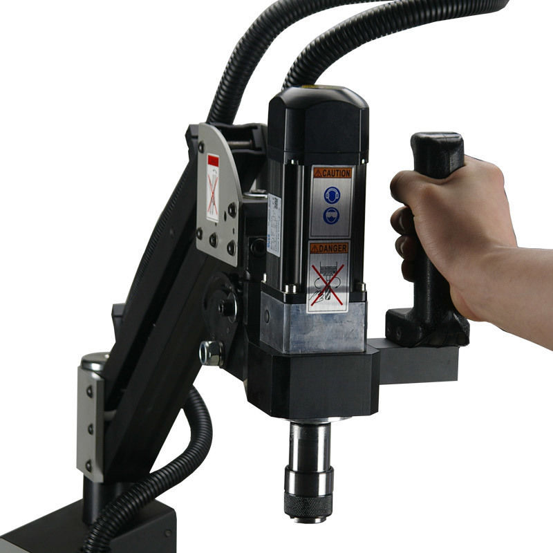 M12 (1/2 Inch) Tapping Machine - 1000mm Reach Pantographic Arm and Collet Set - 220V Electric Motor