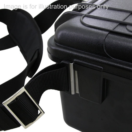 Hurricane Shockproof and Waterproof Plastic Case - Black (380X260X100mm)