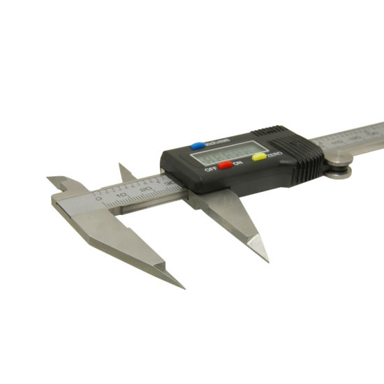 200mm Digital Calipers with Fine Pointed Jaws