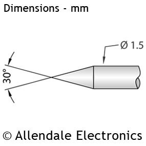 P156 - 30&deg; Spear Point (250g Heavy Spring)