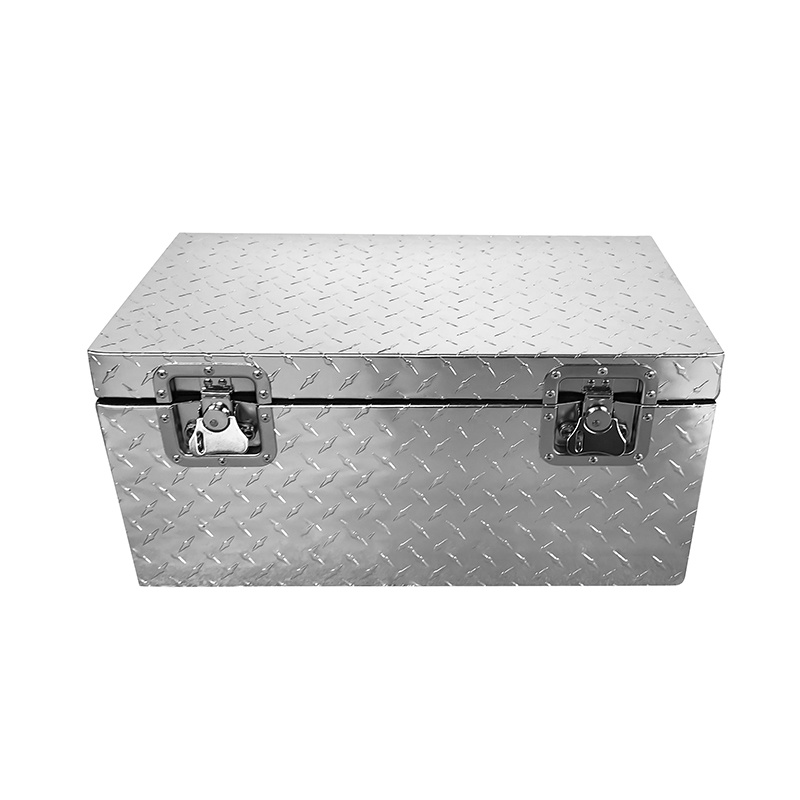 Full Aluminium Storage Case, Heavy Duty Diamond Plate (898X484X383mm)