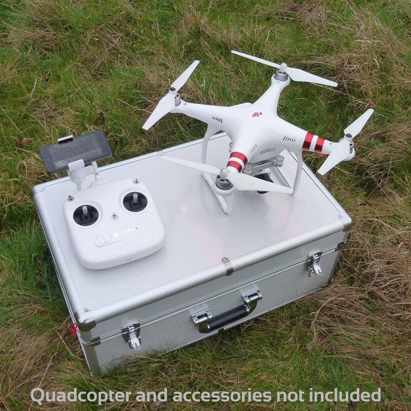 Large Protective Flight Case for The Dji Phantom 3 Quadcopter 585 X 365 X 250mm