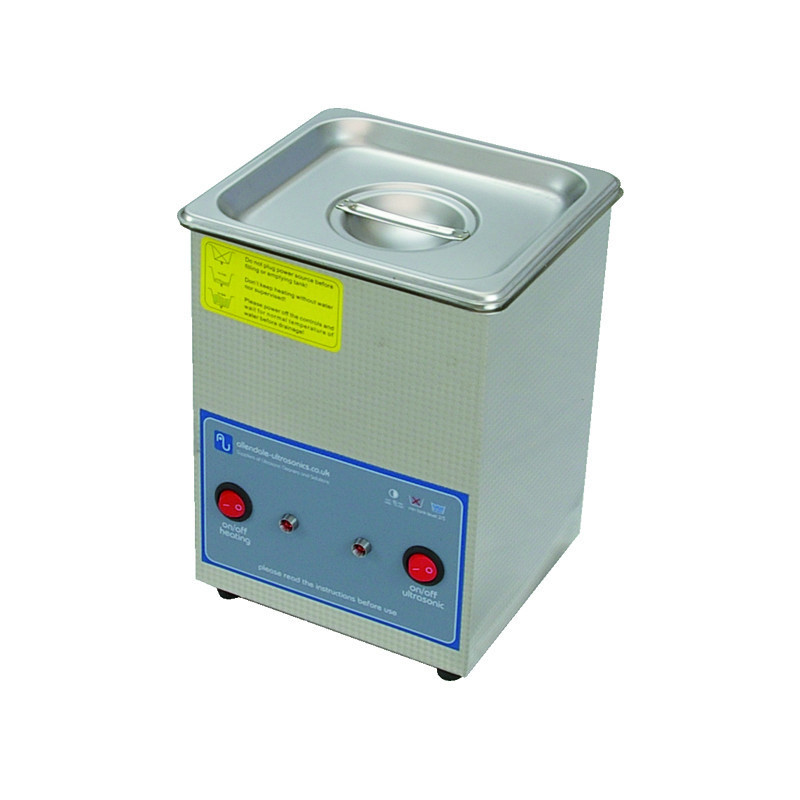 2 Litre Switch Ultrasonic Cleaner Tank with Heated Bath -220V