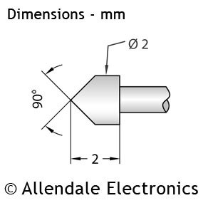 P160 - 90&deg; Convex Head (110g Light Spring)