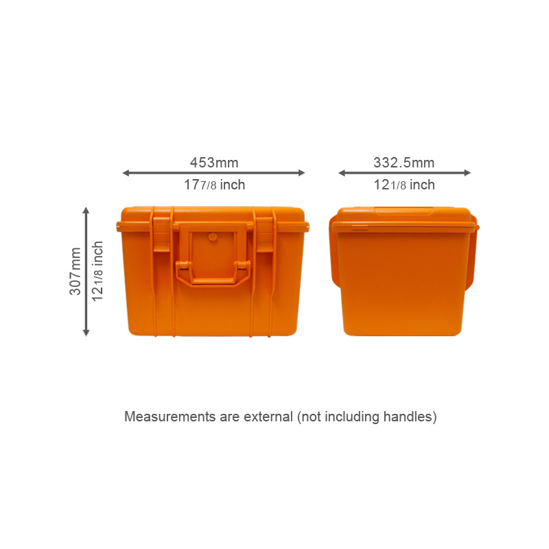 Hurricane Waterproof and Shockproof Plastic Case - Orange (453X332.5X307.5mm)
