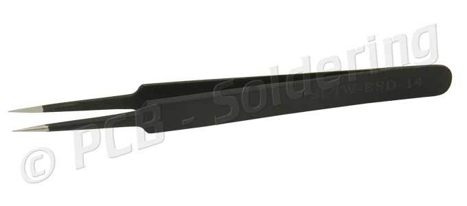 110mm Stainless Steel ESD Safe Pointed Tweezer