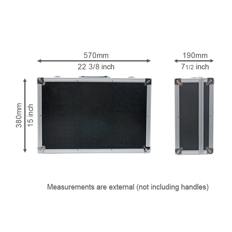 Aluminium Flight Case (570X380X190mm)