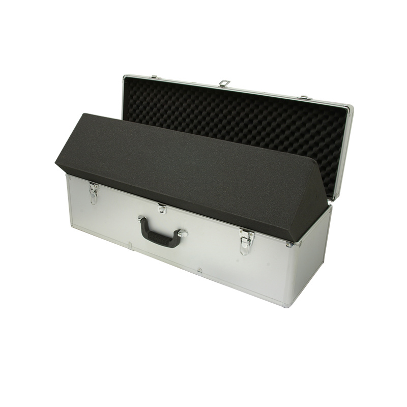 Long Silver Aluminium Flight Case 850X295X270mm