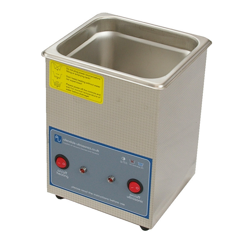 2 Litre Ultrasonic Cleaner Kit for Dentists, Lab Equipment and Tattooists