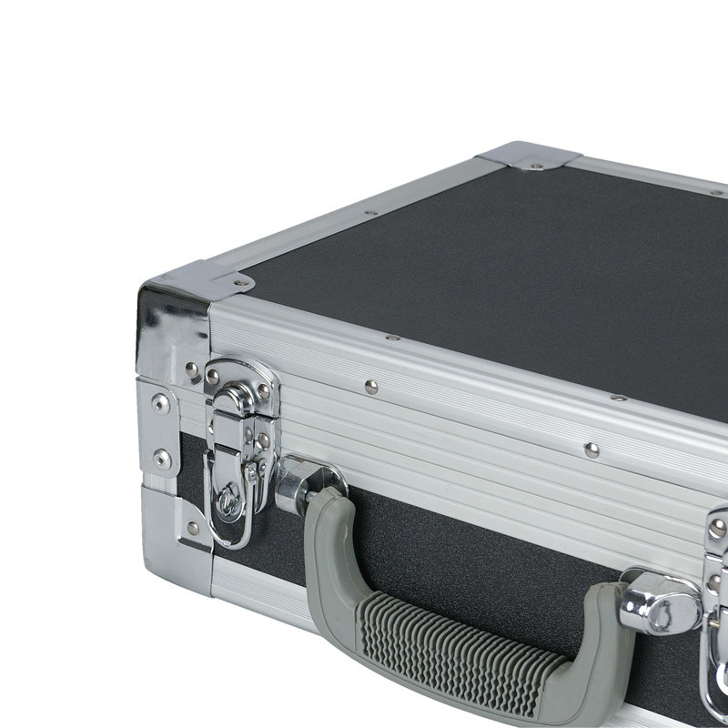 Heavy Duty Black Aluminium Flight Case 330 X 280 X 130mm (13 X 11 X 5 1/8