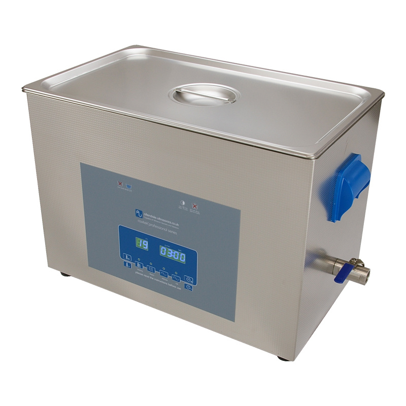 Professional 27 Litre Digital Cavitek Ultrasonic Cleaner Tank with Heated Bath -220V