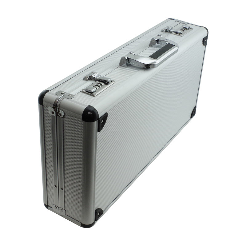 Silver Flight Case with Combination Locks 500 X 260 X 120mm Ideal for Handguns