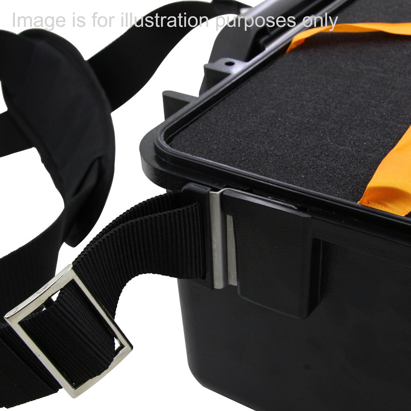 Hurricane Shockproof and Waterproof Plastic Case - Black (275X200X95mm)